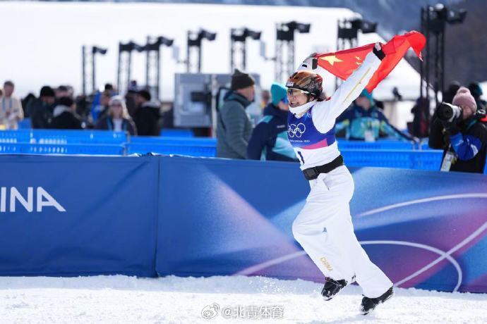 徐梦桃大喊我怎么跳这么漂亮
