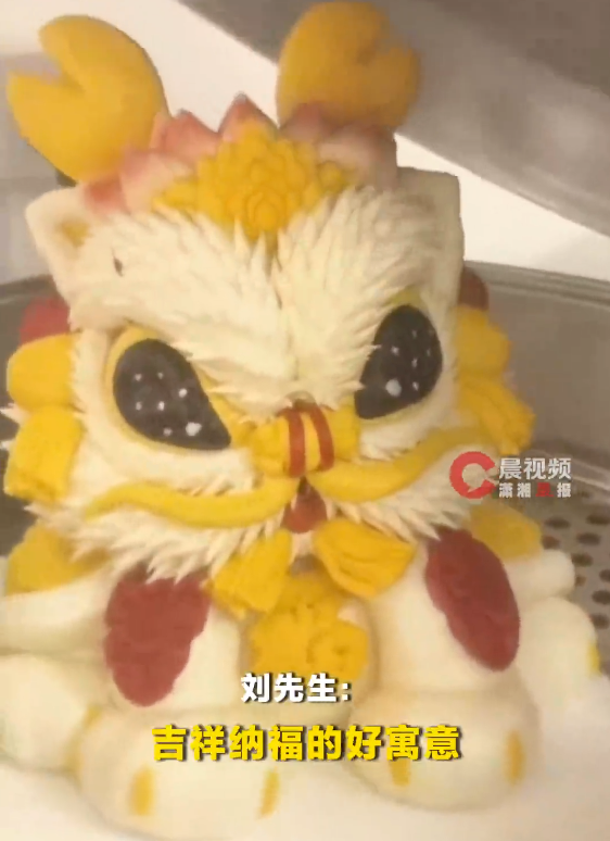 手艺人花馍惊艳全网醒狮栩栩如生