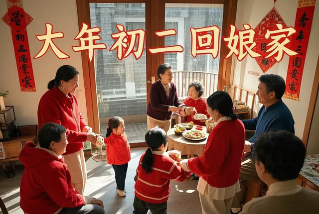 回娘家难度堪比取经开车拉爬犁坐船