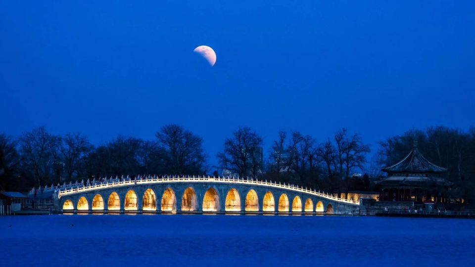 #晒晒你拍到的元宵月全食#