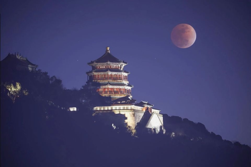 #晒晒你拍到的元宵月全食#