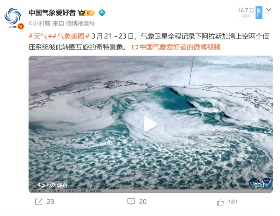 “上帝之眼”风暴现身美国近海
